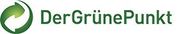 Grüner Punkt ein Logo für den grünen Punkt mit einem grünen Blatt darauf .