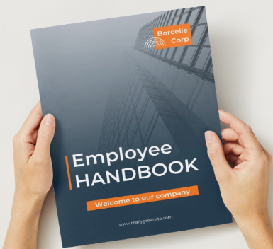 Employee handbook with workplace policies and HR guidelines.