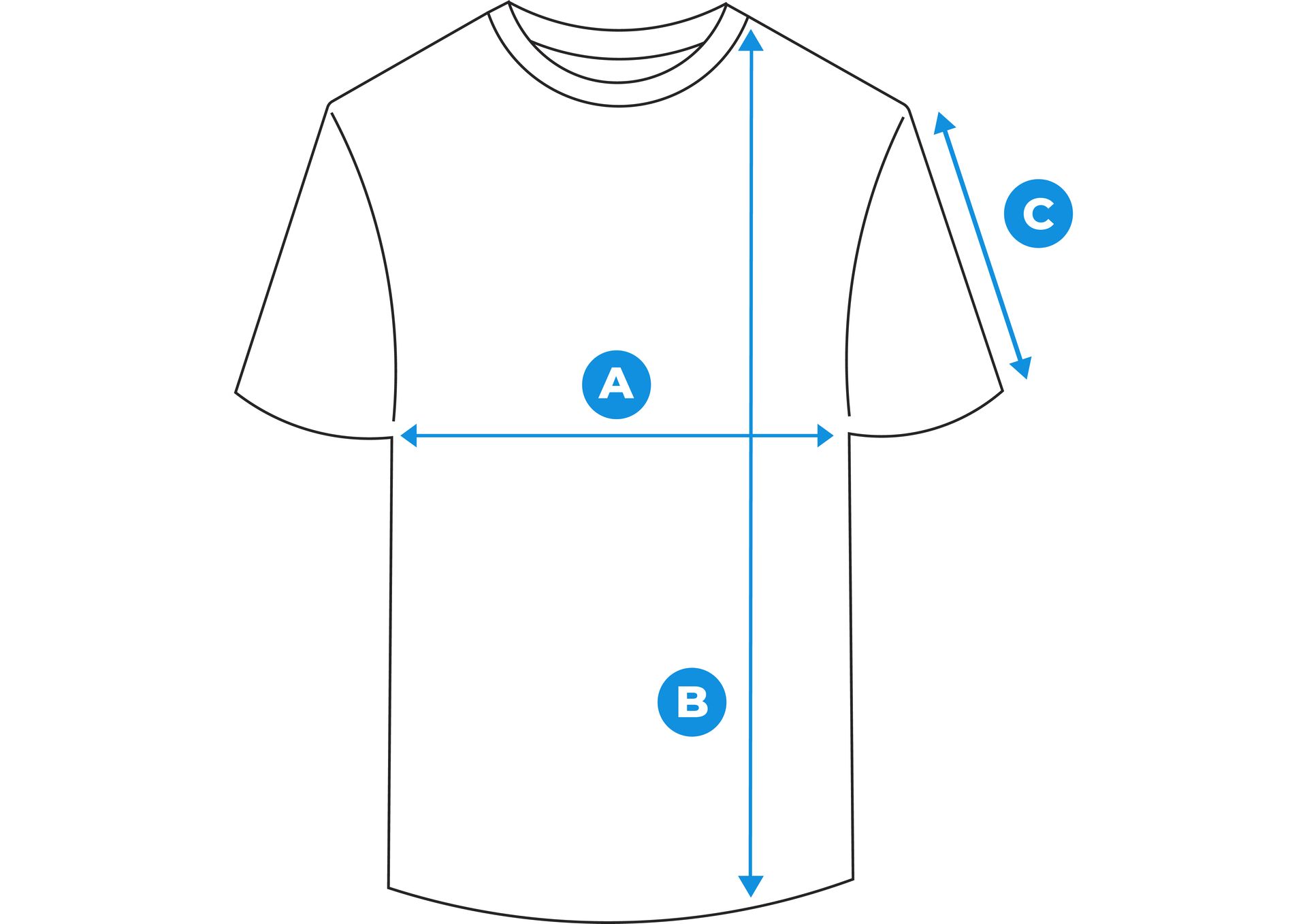 Guida alle taglie per T-shirt Vivi Libero