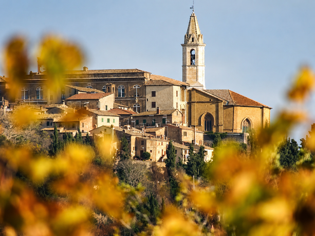 Paesaggio della città di Pienza