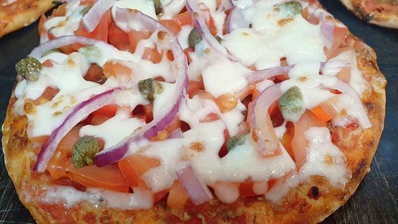 pizza from the restaurant