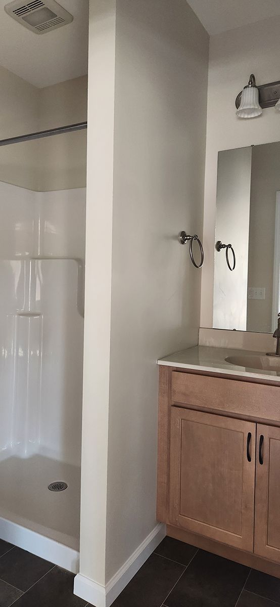 sink and shower