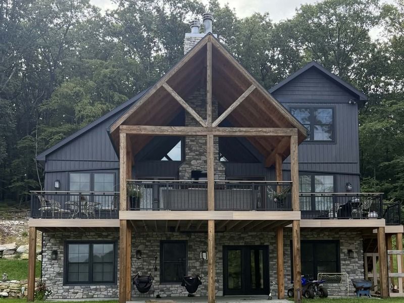 Custom Two-Story with Rustic Charm and Outdoor Appeal