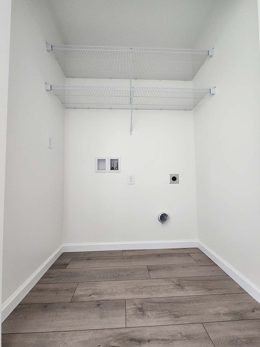 Washer and Dryer with shelves