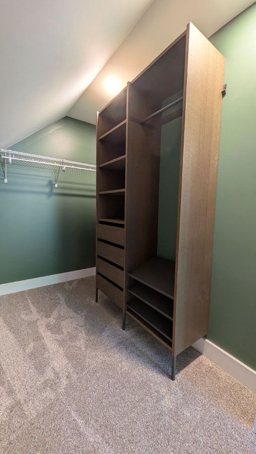 built-in wardrobe