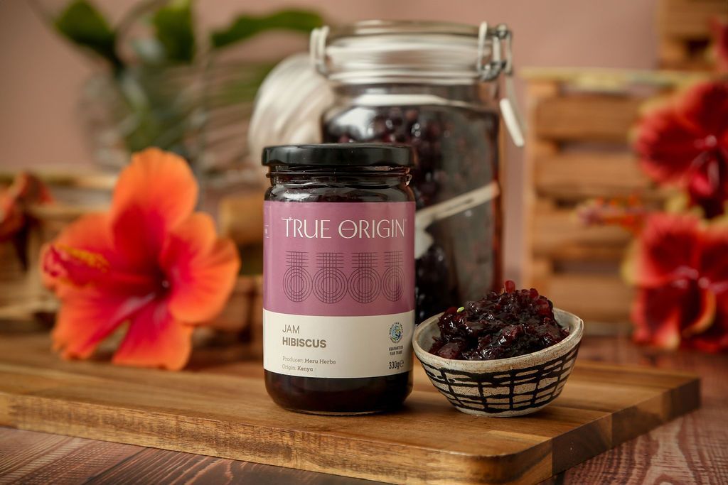 fair trade hibiscus jam from Meru Herbs in Kenya