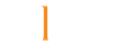 Orange, stylized letter 