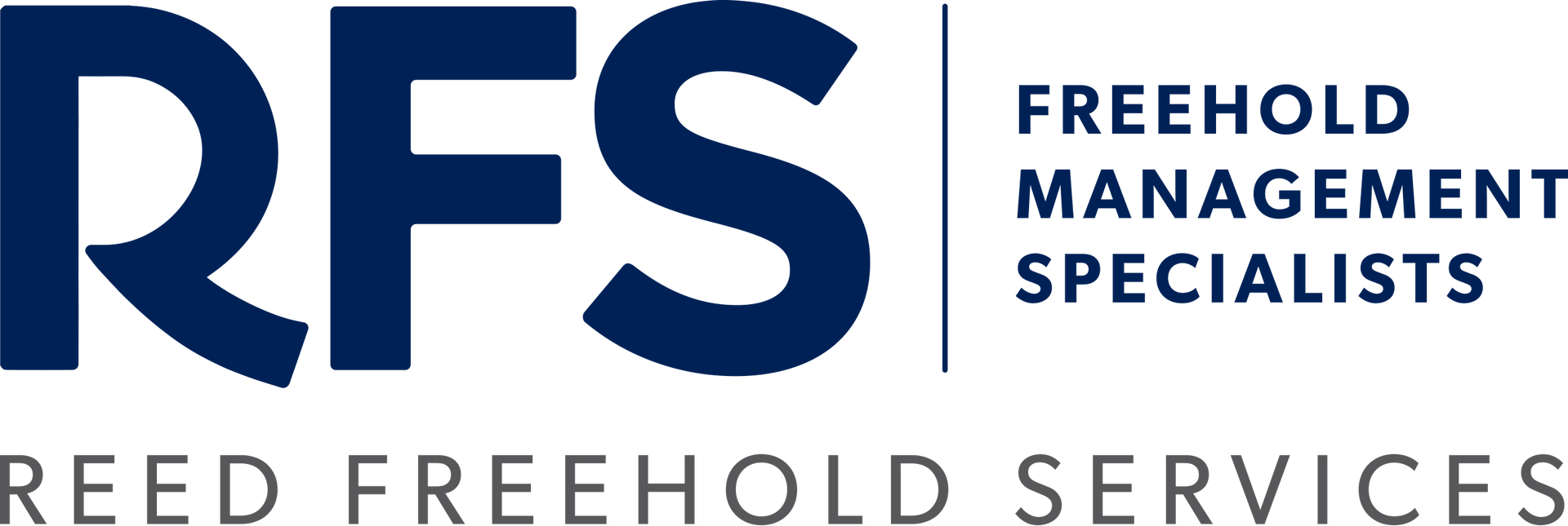 RFS logo with blue “Freehold Management Specialists” text and “Reed Freehold Services” below