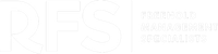 White logo with large “R” and “S” letters and faint text reading “FREE COLLAB BRAND OF THE FUTURE” on a white background