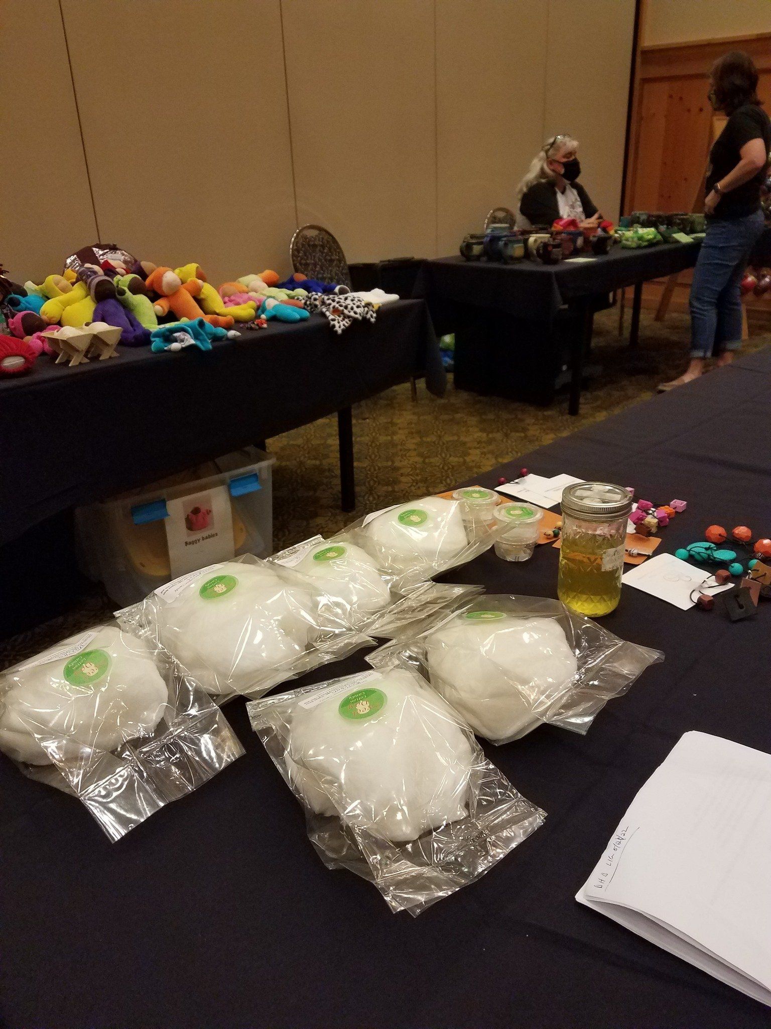 A table with a lot of toys on it