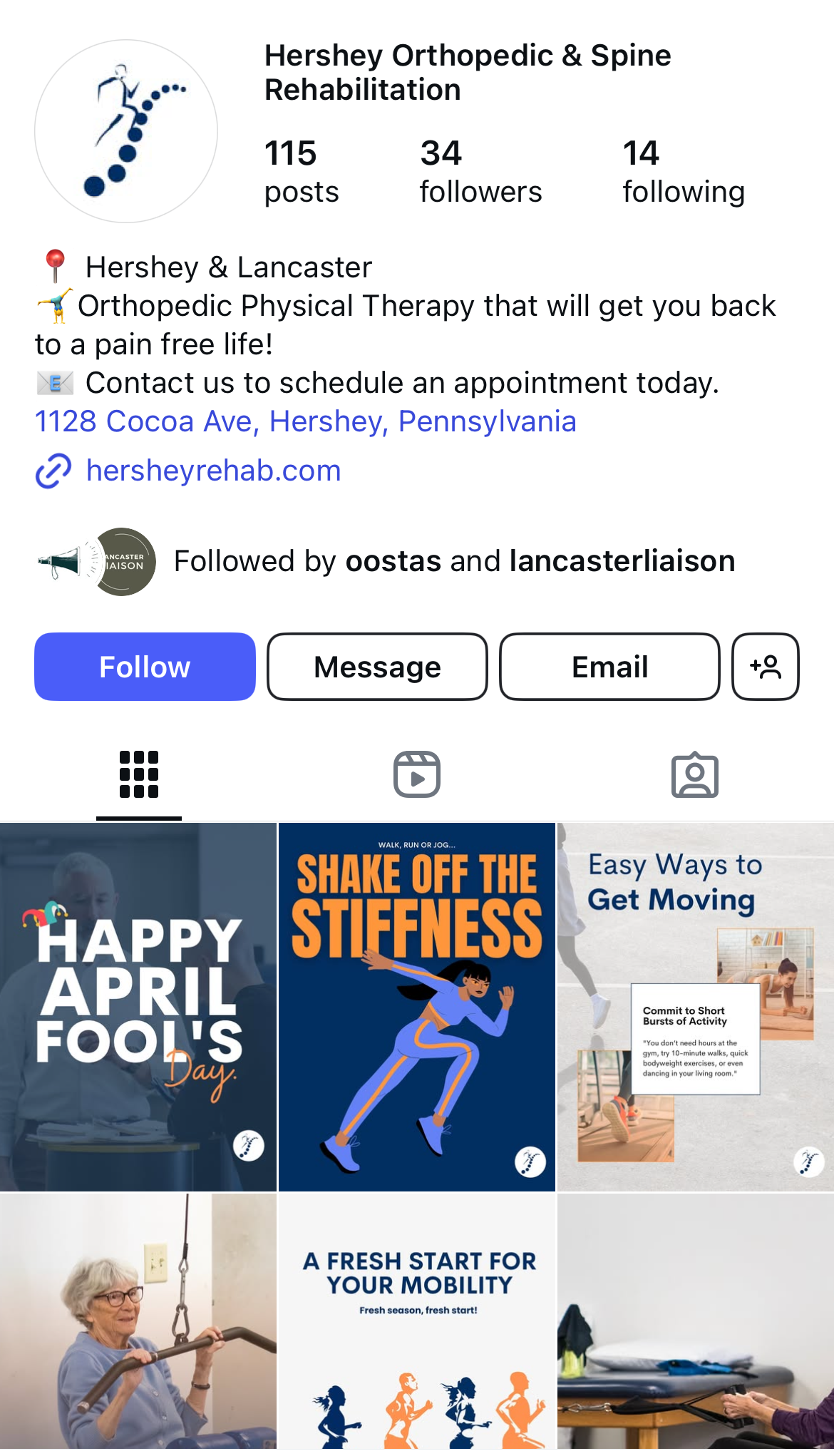 A screenshot of a facebook page that says happy april fool 's