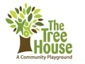 The tree house logo is a community playground with a tree in the middle.