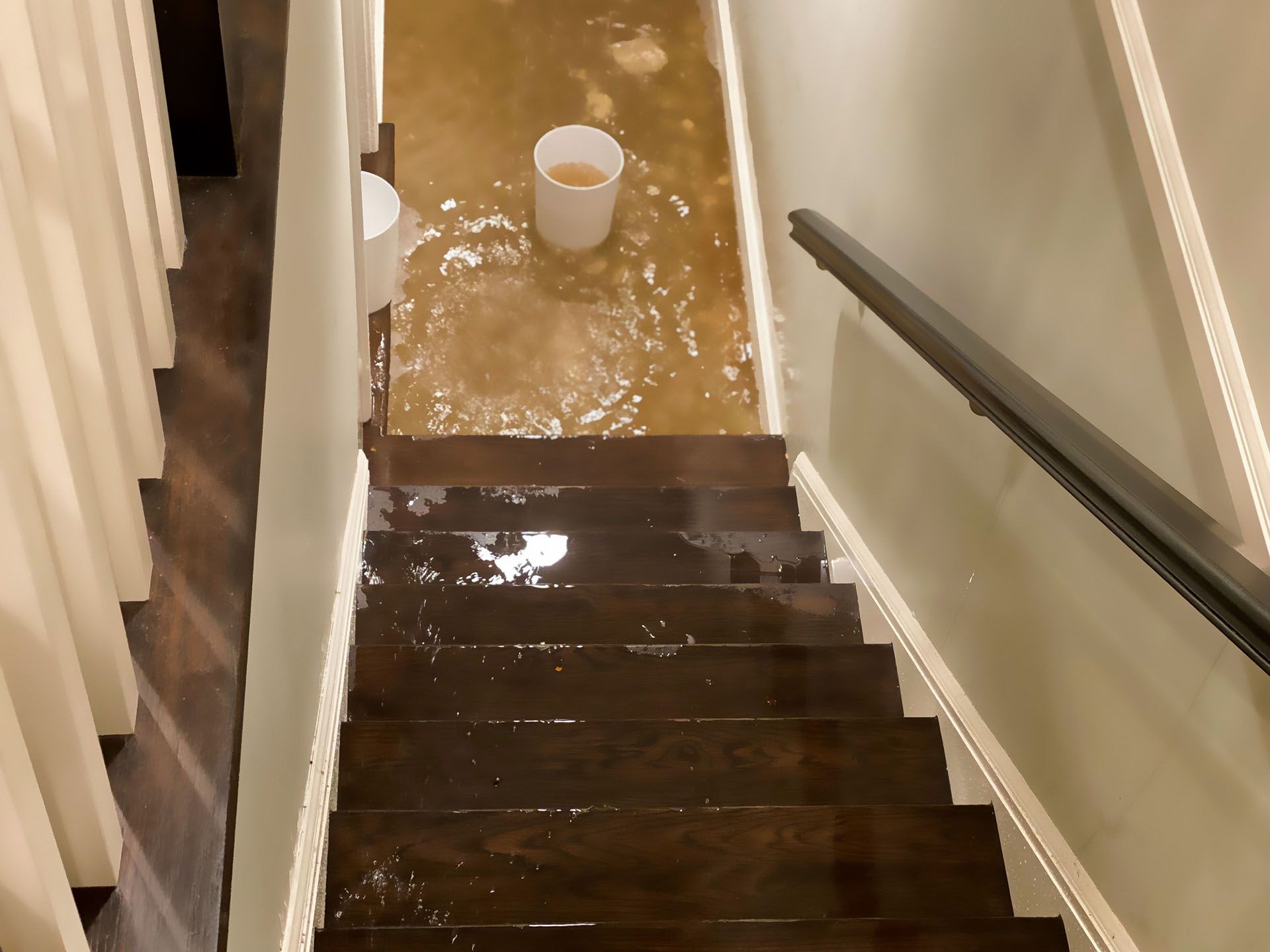 Flooded basement — Chicopee, MA — Nova VC Construction & Cleaning