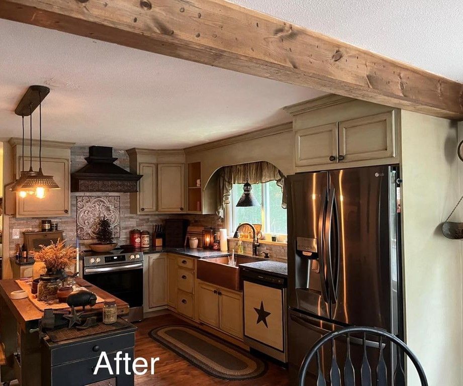 Traditional Rustic Kitchen Remodel by Nova VC Construction project photo