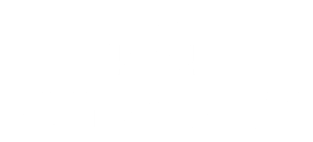 Suncoast logo: orange sun in a house shape above the word 