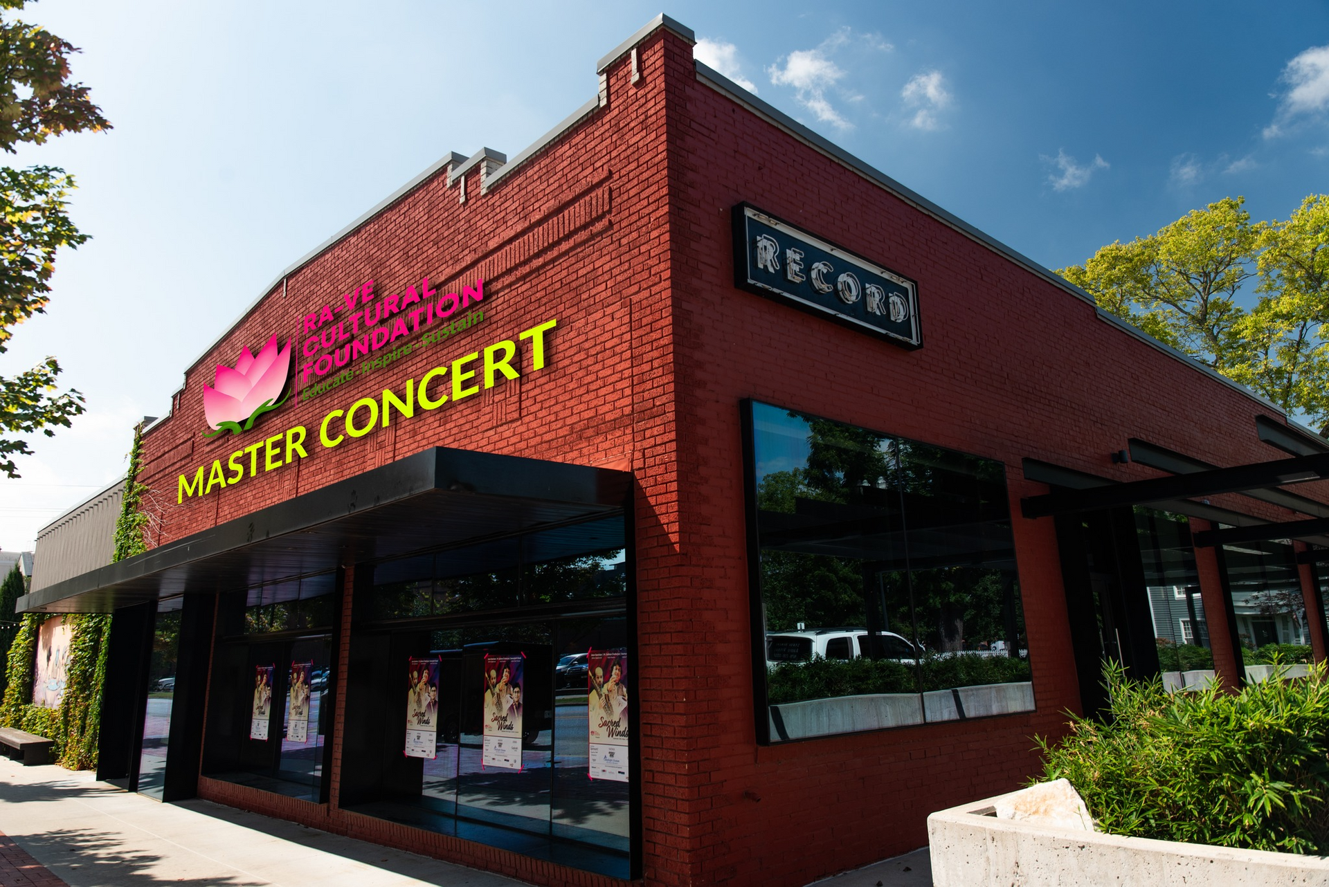 Red brick building with