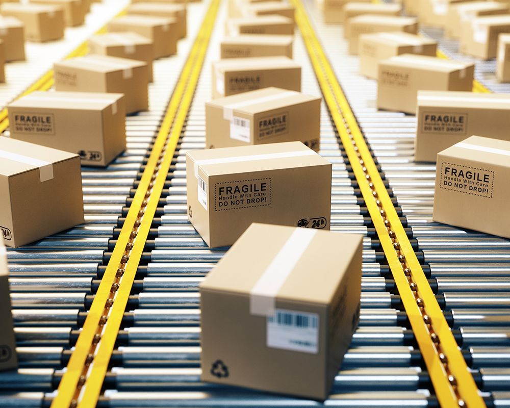 Efficient conveyor system provided by W.A. Powers Company as part of their quality industrial supplies in Fort Worth, TX.