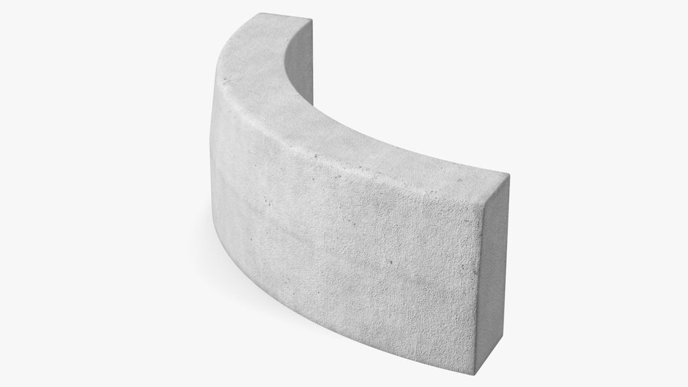 Curved Concrete Barrier — Precast Concrete Solutions in Queanbeyan East, NSW