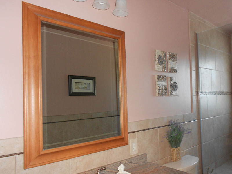 Interior bathroom wall painting - Delaware County PA