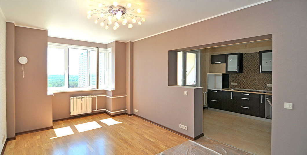 An image of a painted Dinning Room & Kitchen 