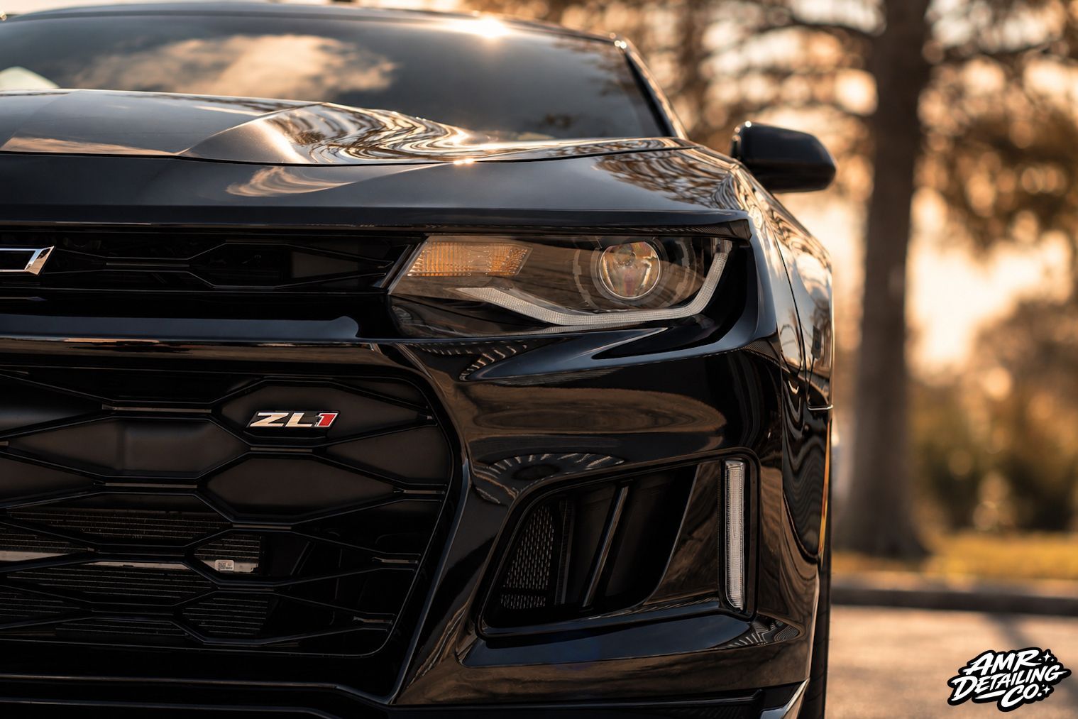 2024 Chevrolet Camaro ZL1 front end after Level 2 paint correction
