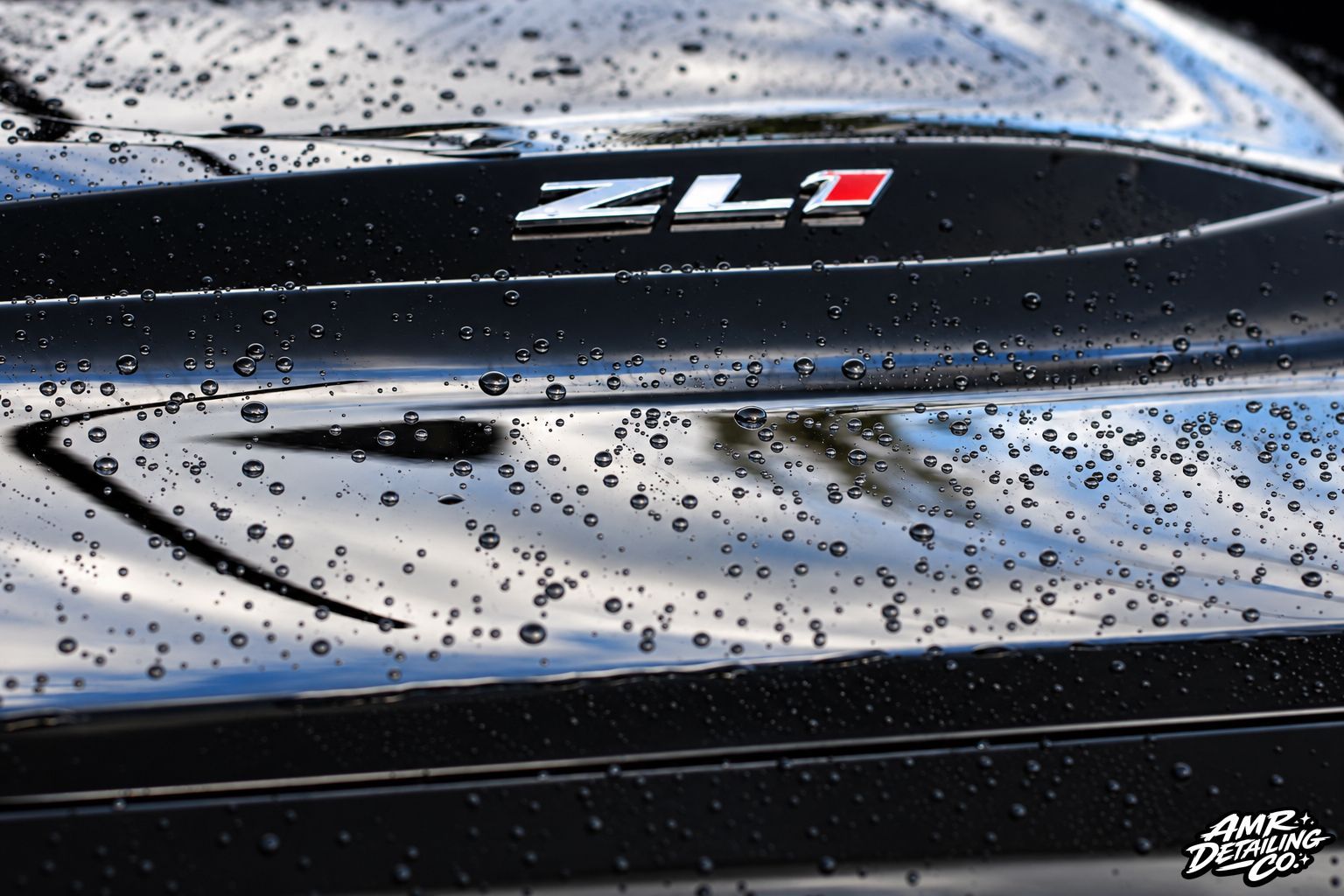 2024 Chevrolet Camaro ZL1 ceramic coating water beading
