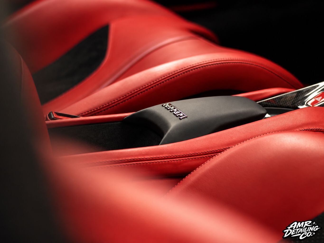 Ferrari F8 Interior ceramic coating package by AMR Detailing Co.  in Kenner, LA