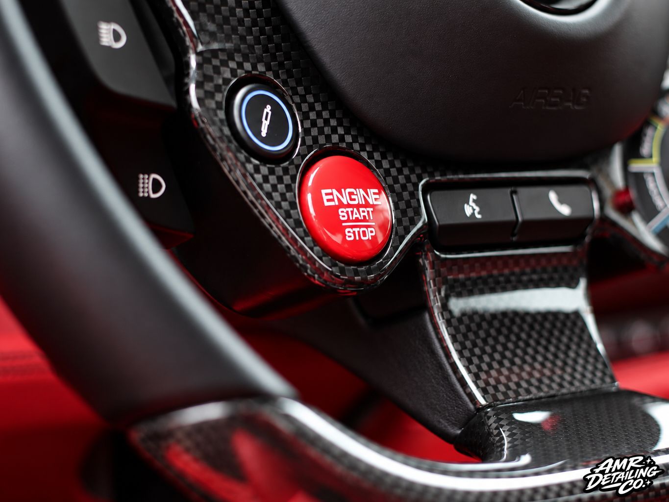 Ferrari F8 Interior ceramic coating package by AMR Detailing Co.  in Kenner, LA