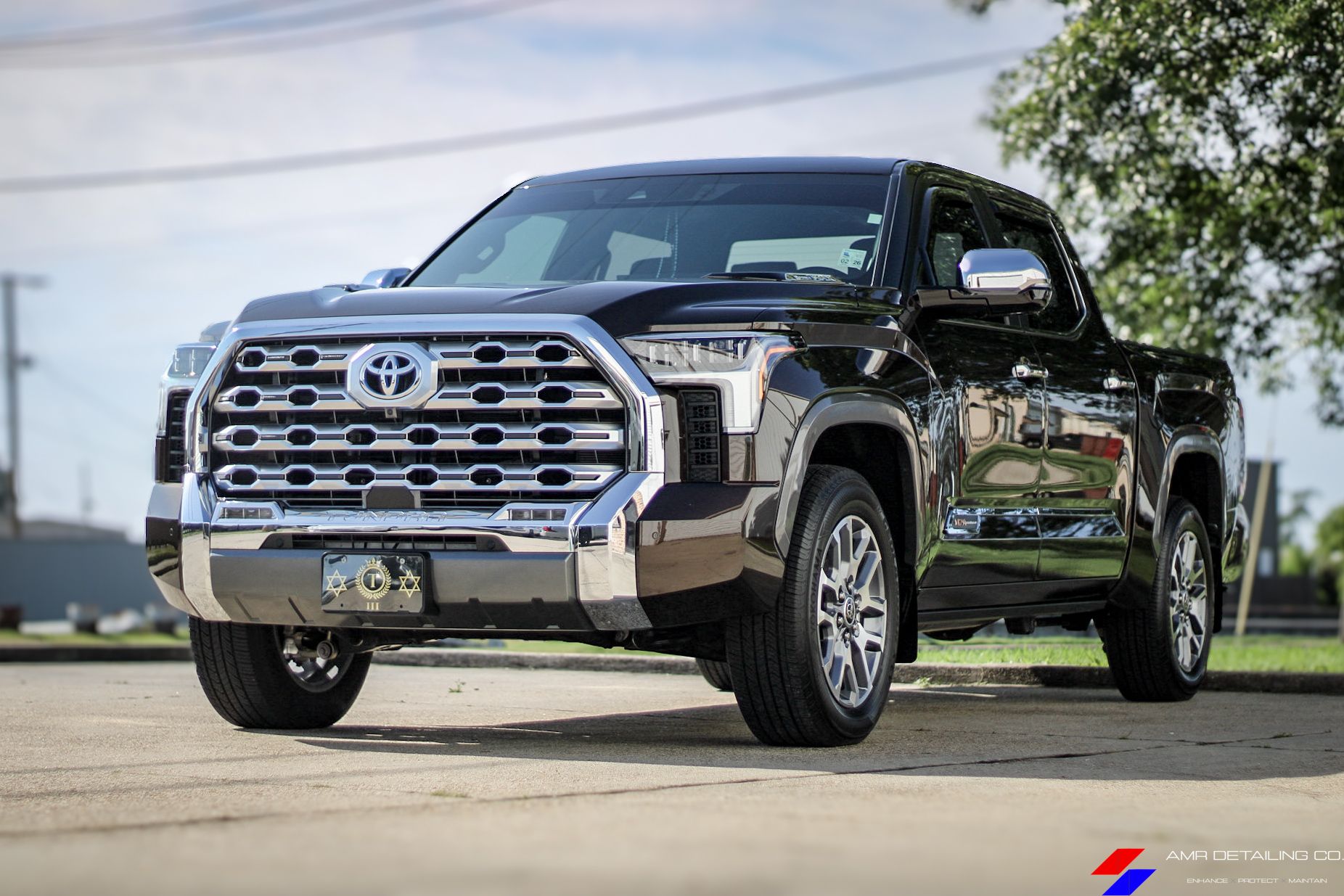 2024 Toyota Tundra front end after paint correction