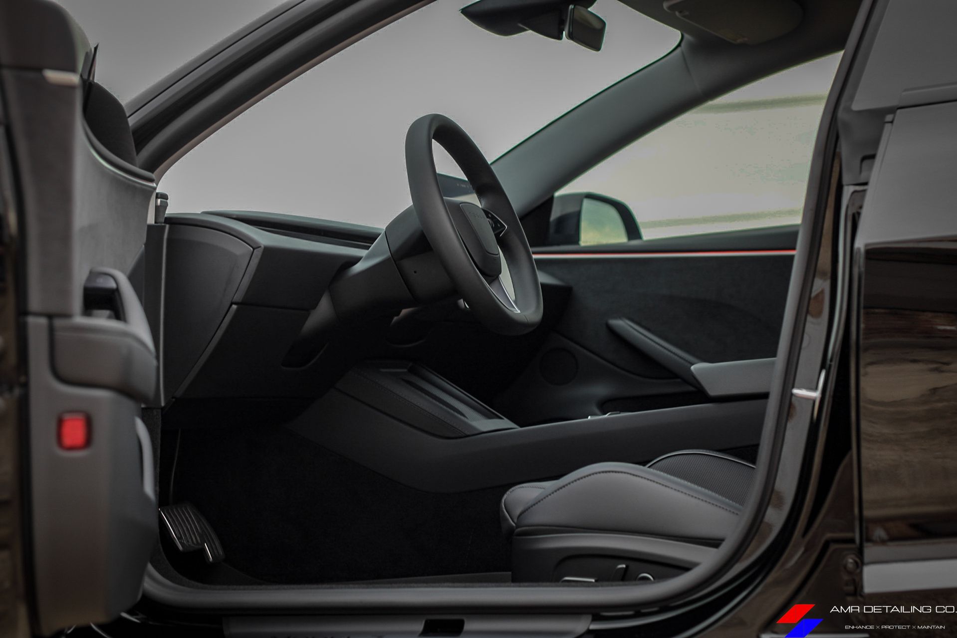 Interior of Tesla ceramic coated 