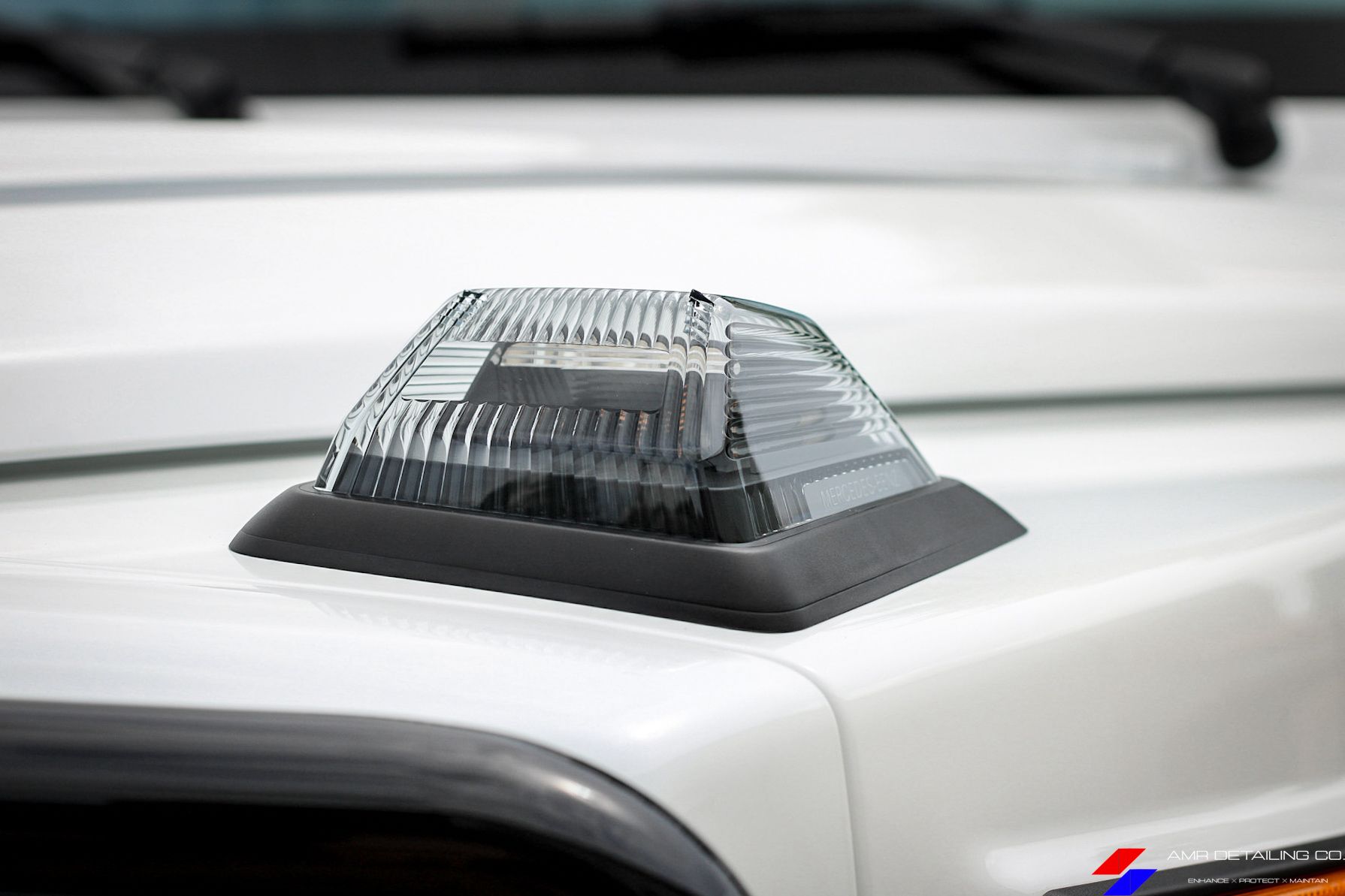 2025 Mercedes-Benz G550 front end after ceramic coating