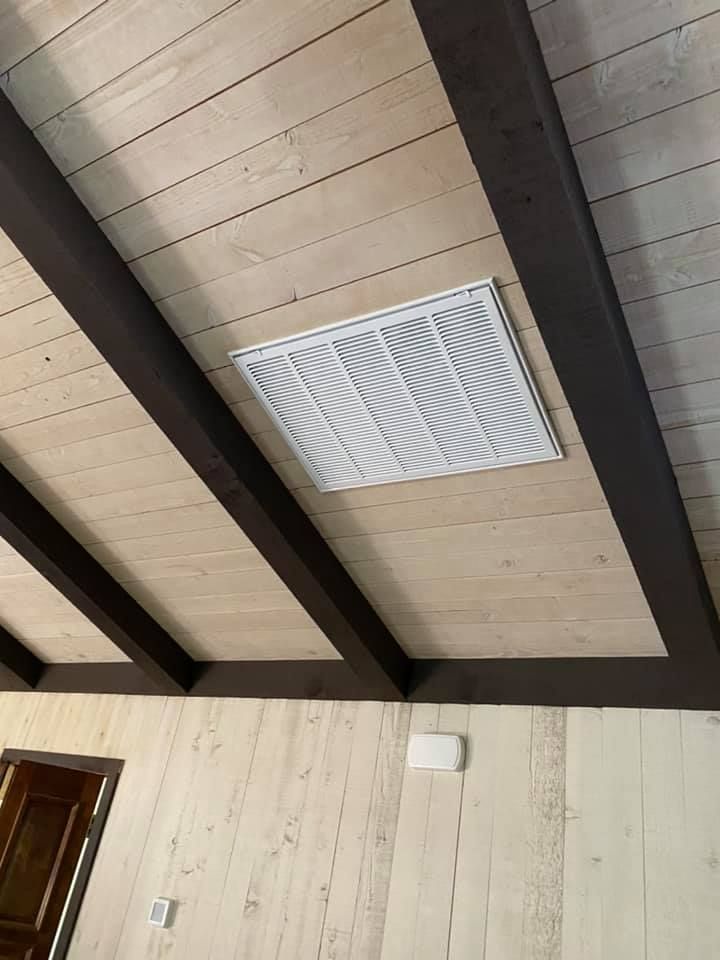 HVAC air return vent installed for enhanced air duct system and indoor air quality service
