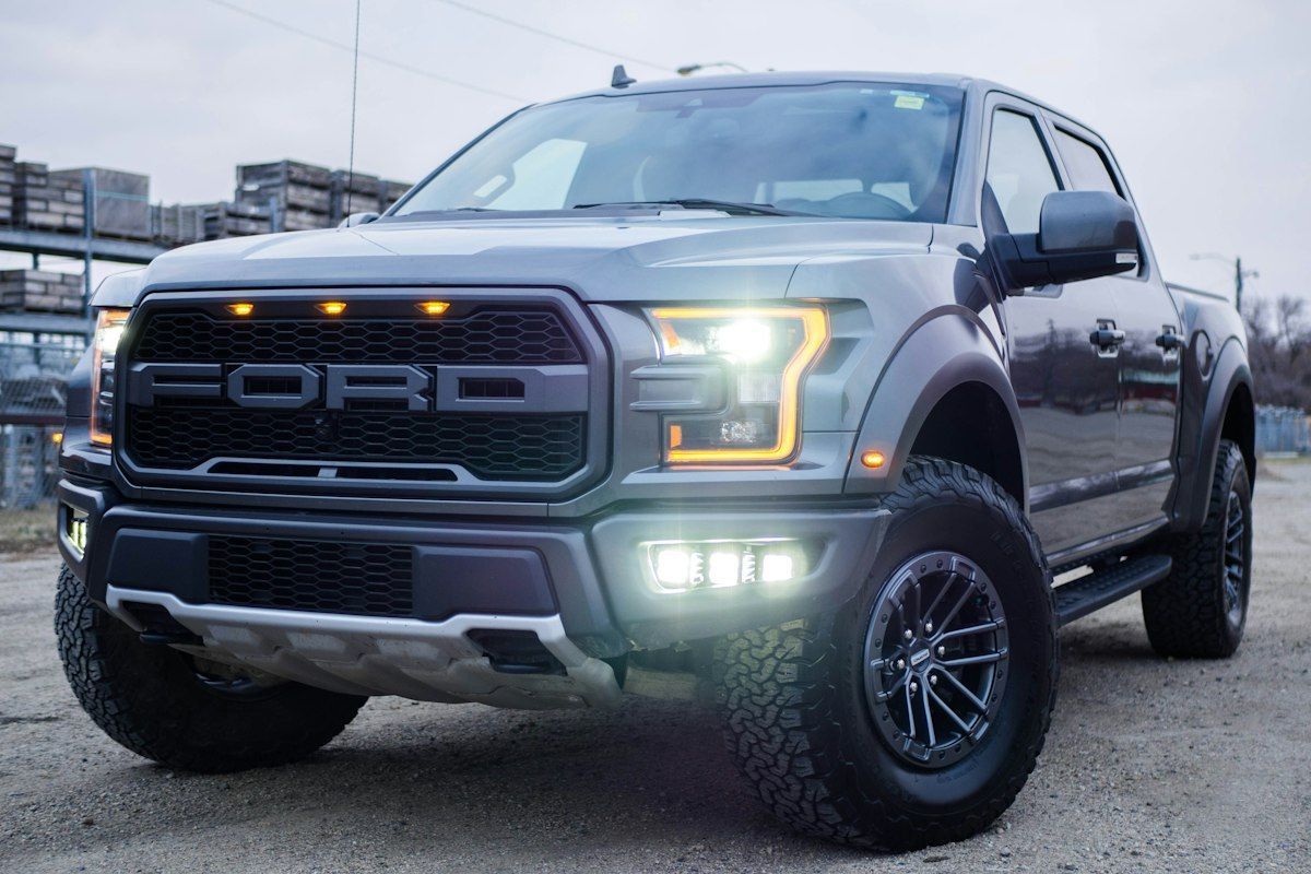 Pickup truck for spray-in bedliner installation