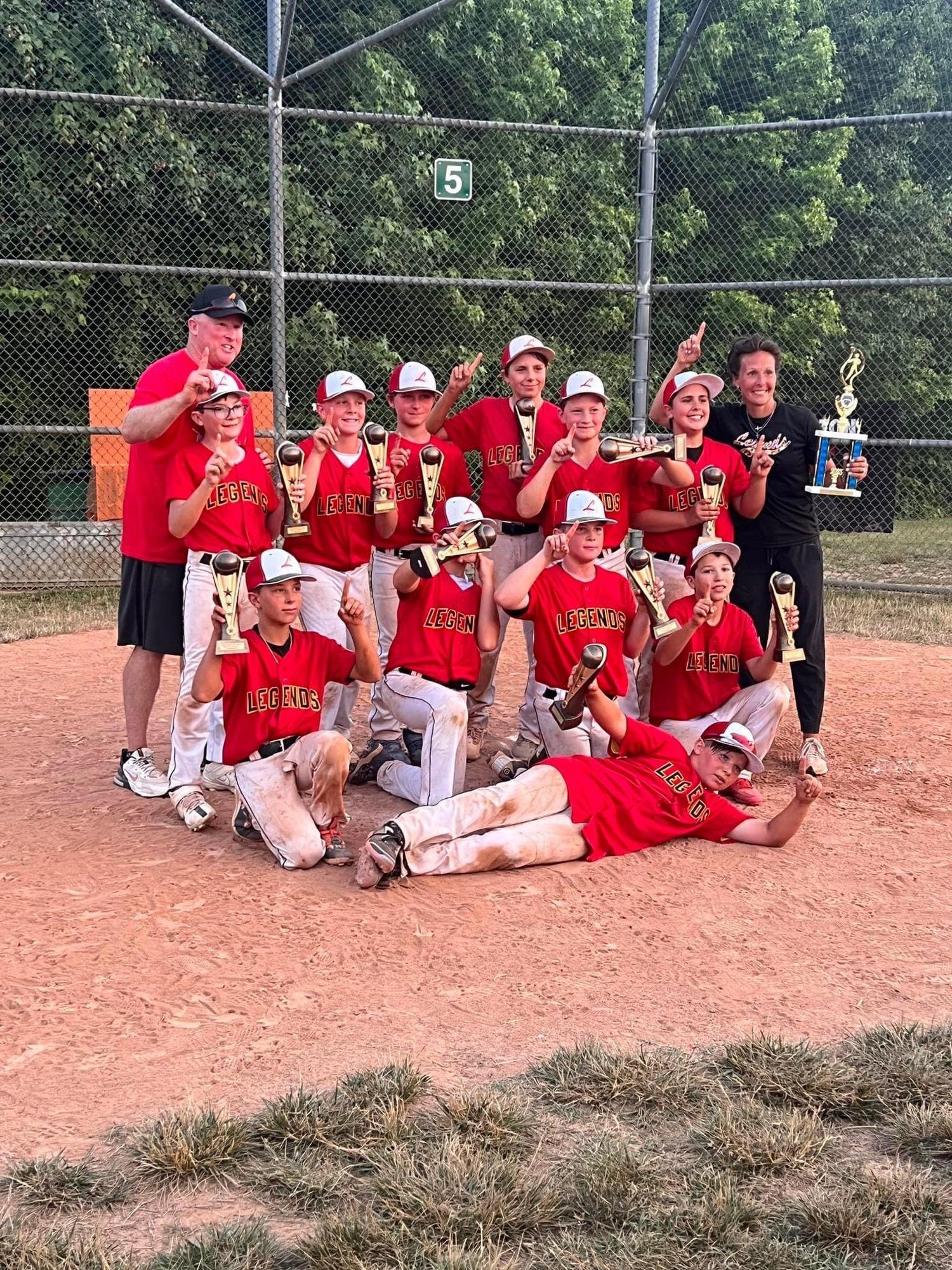 Holding Trophies — Elkton, MD — Maryland Legends Baseball