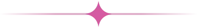 Pink star-like sparkle centered on a white background with thin horizontal pink lines