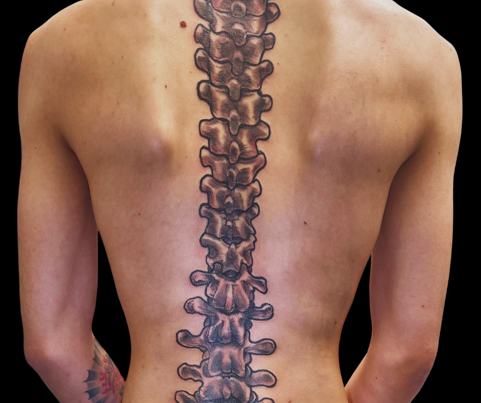picture of spine tattoo