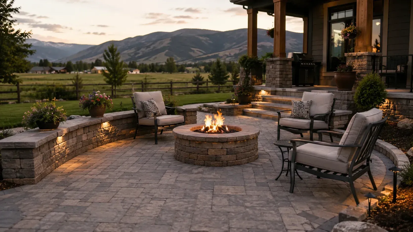 Scenic outdoor space: is a Paver Patio Worth the Investment in Corvallis, Montana?