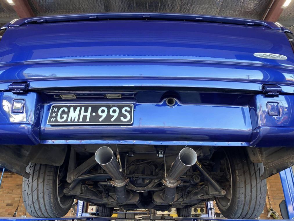The Underside of a Blue Car  — Savins Radiator Service In Lismore, NSW