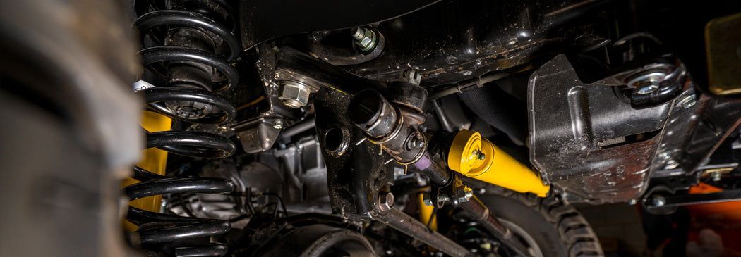 A Close Up of a Motorcycle Engine in a Garage — Savins Radiator Service In Lismore, NSW