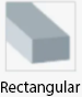 poutre métallique rectangulaire en laiton