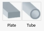 tôle plate et tube métallique