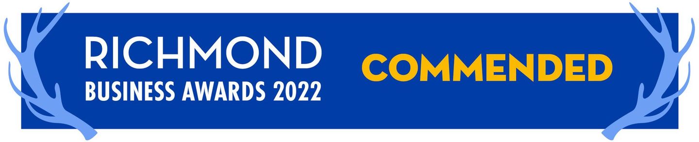 Awards banner from 2022 Richmond business awards