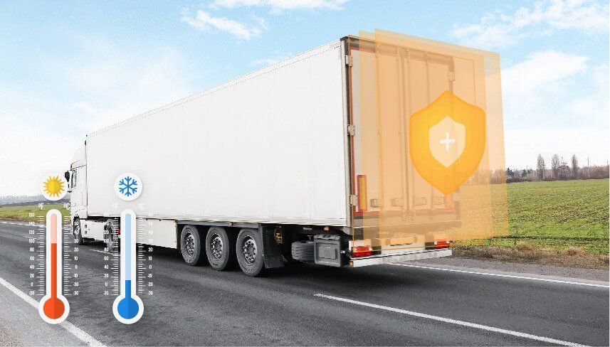 Container temperature monitoring for sensitive cargo during line haul transport