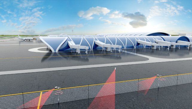 Perimeter protection for long perimeters such as airports and large campuses