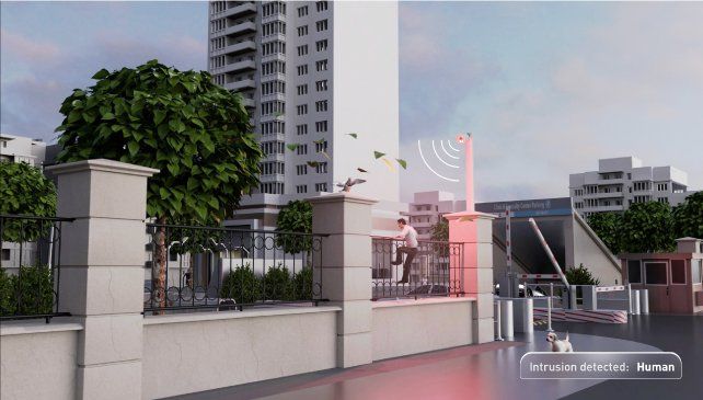 Perimeter protection for short perimeters and compact sites