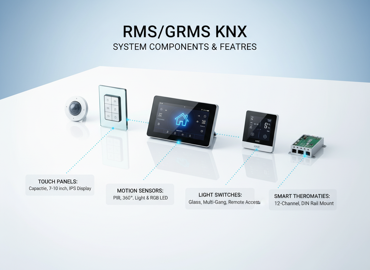 RMS/GRMS KNX System Components