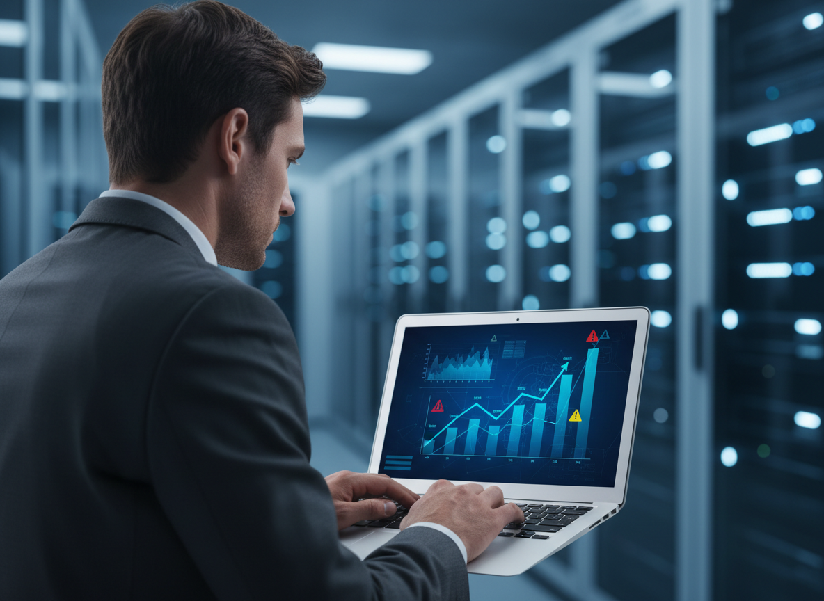 Proactive monitoring of IT systems with performance dashboards and alerts