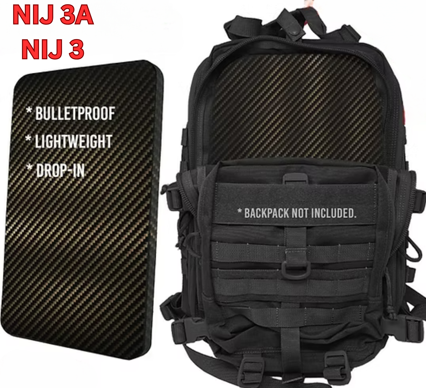 Bulletproof Curtains, Backpack Inserts & Car Seat Shields