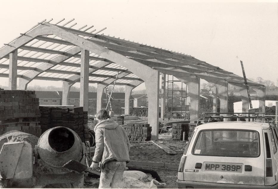 St Mark's Church Bedford under construction