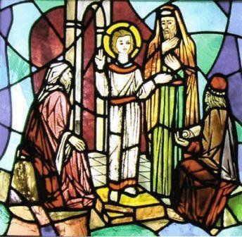 Jesus teaches in the Temple